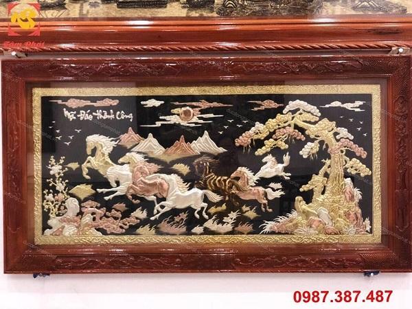 Đơn vị chế tác tranh đồng phong thủy đẹp tinh xảo, có hồn cao cấp