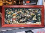 Tranh Vinh Hoa Phú Qúy Chạm Tam Khí Tinh Xảo 1m3