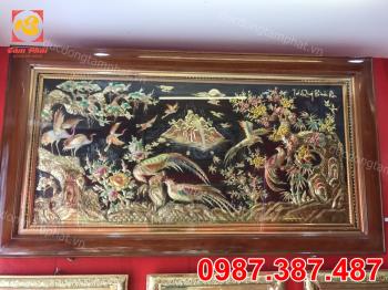 Tranh Tứ Qúy: Tứ Quý Bình An Giá Rẻ 2m3