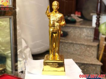 Tượng Đại Tướng Võ Nguyên Giáp bằng đồng  24k