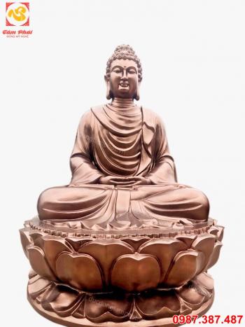 Tượng Phật A Di Đà bằng đồng cao 1m5