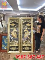 Tranh Cá Chép Thiết Kế Sắc Nét 1m5