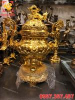 Đỉnh đồng, bộ đỉnh đồng mạ vàng 24k