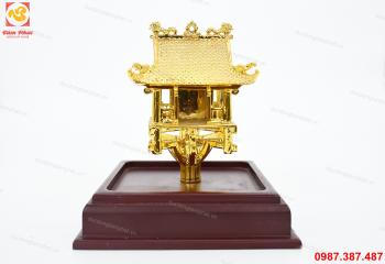 Chùa một cột bằng đồng mạ vàng 24k
