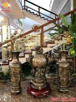 Đỉnh  thất lân, đỉnh quả bóng đồng vàng tinh xảo, giá rẻ