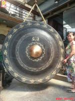 Chiêng đồng, đúc chiêng đồng đường kính 1m5