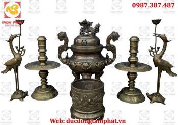 Đỉnh đồng hun giả cổ giá tốt, chất lượng cao