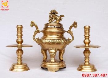 Đỉnh đồng hoa sòi màu nguyên bản cực kì ấn tượng
