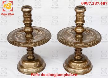 Chân nến, chân nến đồng đỏ cao 50cm
