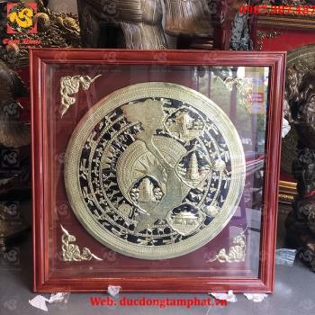 Mặt Trống Đồng Bản Đồ Việt Nam Đường Kính 60cm