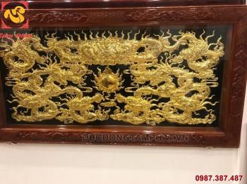 Tranh cửu long kích thước 2m3
