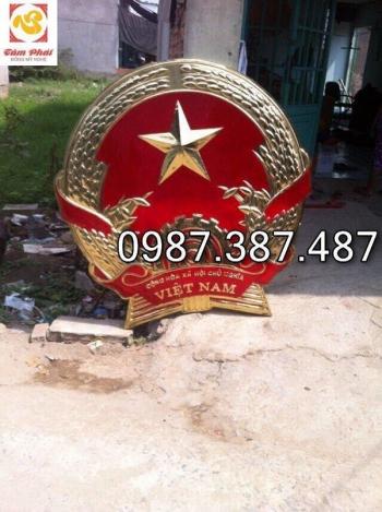 Quốc huy bằng đồng đường kính 1m2