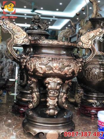 Lư hương, lư đồng tinh xảo đến từng chi tiết