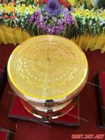 Trống đồng quà tặng làm từ đồng vàng nguyên chất
