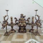 Hạc thờ bằng đồng, đôi hạc thờ bằng đồng cao 50 cm