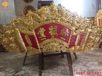 Hoành phi bằng đồng mạ vàng, đại tự Phụng Tổ Đường