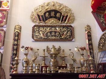 Mẫu hoành phi câu đối nhà thờ họ trang trọng, đẹp sắc sảo