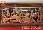 Tranh Phong Thủy: Tranh Đồng Quê Cực Đẹp - Kích Thước 2m3