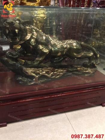 Tượng Hổ đồng phong thuỷ dài 80cm phớt nỉ đẹp xuất sắc.!!