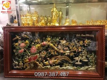 Tranh Vinh Hoa Phú Quý kích thước 1m7 x 90cm đẹp nhất hiện nay