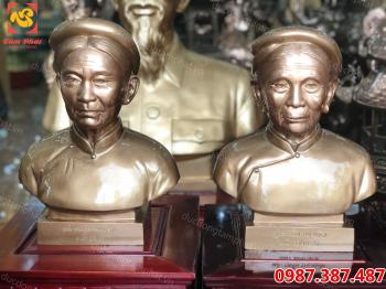 Tượng chân dung, tượng đồng chân dung cao 42 cm