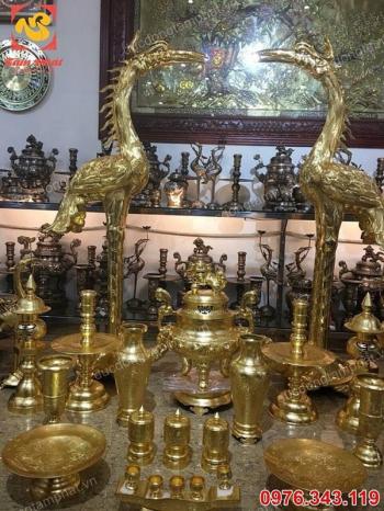 Nơi thếp vàng 9999 đồ thờ bằng đồng uy tín, chất lượng, giá xưởng..!
