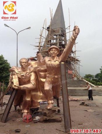 Đúc tượng đài tưởng niệm bằng đồng giá xưởng, bảo hành 20 năm