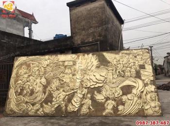 Thi công lắp đặt phù điêu bằng đồng theo chủ đề..!!