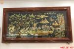 Tranh Tùng Hạc Diên Niên Trạm Tinh Xảo 2m3