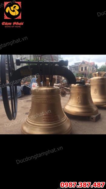 Địa chỉ đúc chuông đồng giá rẻ, chuông đồng cho Thiên Chúa giáo các kích thước theo yêu cầu..!