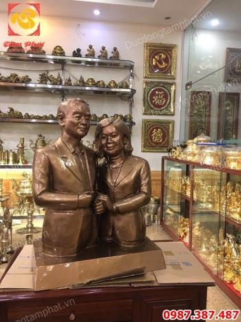 Đúc tượng chân dung, tượng truyền thần cao 1m theo mẫu yêu cầu..!