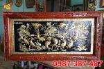 Tranh Cửu Ngư Quần Hội Thiết Kế Sắc Nét  2m3