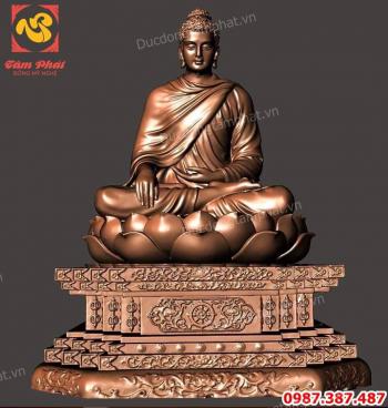 Đúc tượng Phật Thích Ca bằng đồng cao 3m6 tuyệt đẹp..!