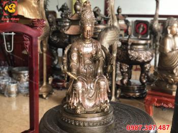 Mẫu cửu trùng thiên, tượng mẫu cửu trùng thiên bằng đồng cao 81 cm