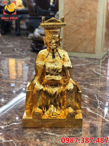 Ngọc hoàng thượng đế, tượng Ngọc Hoàng Thượng Đế bằng đồng mạ vàng 24k