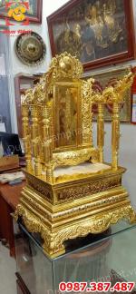 Ngai Thờ bằng đồng cao 89cm, đúc ngai thờ- bài vị mạ vàng theo yêu cầu