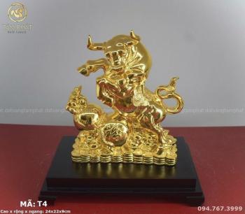 Linh vật Trâu Phong Thủy mang tài lộc mừng xuân Tân Sửu