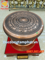 Trống đồng đường kính 60cm bàn giao cho Học viện Quốc phòng