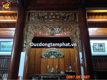 Lắp đặt cửa võng bằng đồng cho tư gia tại Nghệ An