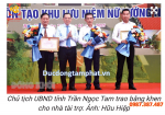 Đúc Tượng Nguyễn Thị Định cao 1m7 bằng đồng dát vàng 9999