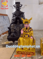 Tượng Diêm Vương, tượng Thánh Mẫu Liễu Hạnh cao 1m06 đồng đỏ