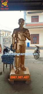 Lắp đặt tượng Lý Tự Trọng cao 2m2 tại Sở Chỉ huy tỉnh Đồng Nai