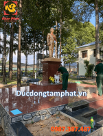Lắp đặt tượng Lý Tự Trọng cao 2m2 tại Sở Chỉ huy tỉnh Đồng Nai