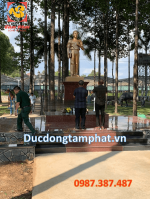 Lắp đặt tượng Lý Tự Trọng cao 2m2 tại Sở Chỉ huy tỉnh Đồng Nai