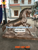 Ngựa đồng cao 1m8 ngang 2m2 lắp đặt tại TP. Hồ Chí Minh