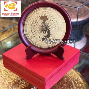 Mặt trống đồng, quà tặng mặt trống đồng đường kính 20 cm