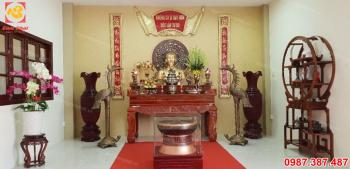 Hoành phi câu đối bằng đồng tinh xảo, đúc đồng Tâm Phát