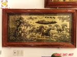 Tranh Bát Mã Truy Phong Cực Đẹp 2m3