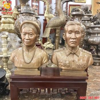 Tượng chân dung, đúc tượng chân dung bằng đồng