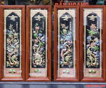 Bộ Tranh Tứ Qúy Cực Đẹp Kích Thước 1m2